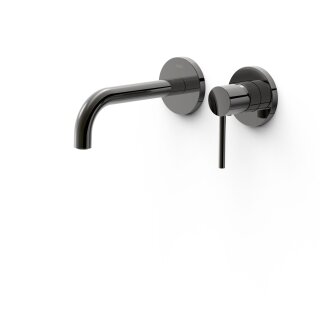 Tres Study Exclusive, Einhebel Waschtischmischer UP, Metallic-schwarz