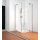 Doccia Brunei Duschkabinen Eck-Abtrennung mit zwei Drehtüren und zwei Fixteilen