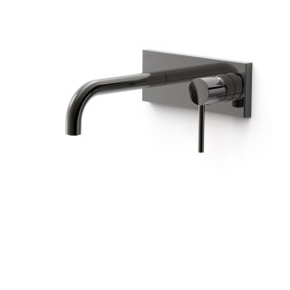 Tres Study Exclusive, Einhebel Waschtischmischer UP, Metallic-schwarz