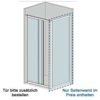 Doccia Sofia Seitenwand für Tür