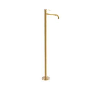 Tres Study Exclusive, Waschtischarmatur bodenstehend, 24k Gold matt