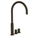 Tres Project-Tres, Zweigriff-Standarmatur, schwarz bronze