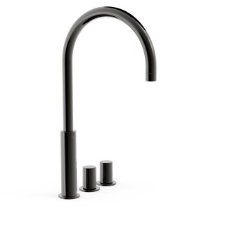 Tres Project-Tres, Zweigriff-Standarmatur, Metallic-schwarz
