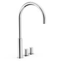 Tres Project-Tres, Zweigriff-Standarmatur, chrom