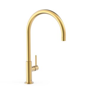 Tres Study Exclusive, Einhebel Waschtischmischer, 24k Gold matt