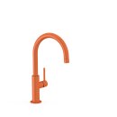 Tres Study Exclusive, Einhebel Waschtischmischer, orange