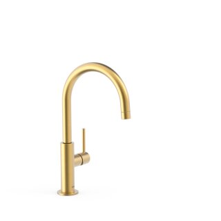Tres Study Exclusive, Einhebel Waschtischmischer, 24k Gold matt