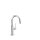 Tres Study Exclusive, Einhebel Waschtischmischer, chrom