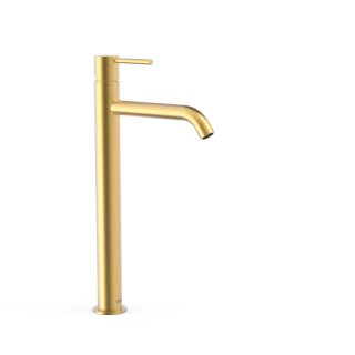 Tres Study Exclusive, Einhebel Waschtischmischer, 24k Gold matt