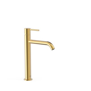 Tres Study Exclusive, Einhebel Waschtischmischer, 24k Gold matt