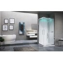 Novellini Eon A Komplettdusche 100x80cm