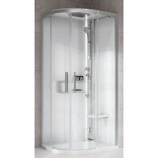 Novellini Glax 2 2.0 R Komplettdusche 100x100cm