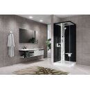Novellini Glax 2 2.0 G+F Komplettdusche 90x90cm