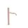 Tres Study Exclusive, Einhebel Waschtischmischer, 24k Rotgold