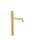 Tres Study Exclusive, Einhebel Waschtischmischer, 24k Gold matt
