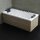 EAGO Whirlpool AWT GE108-1E mit Holzschürze, 180x80 cm, rechts