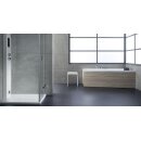 EAGO Whirlpool AWT GE105E mit Holzschürze, 180x130 cm, links