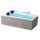 EAGO Whirlpool AWT GE105E mit Holzschürze, 180x130 cm, rechts