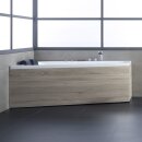 EAGO Whirlpool AWT GE104E mit Holzschürze, 170x130 cm, rechts