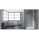 EAGO Whirlpool AWT GE104E mit Holzschürze, 170x130 cm, rechts