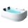 EAGO Whirlpool AWT GE101E, 180x120 cm, rechts