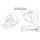 EAGO Whirlpool AWT GE118E, 180x130 cm, links