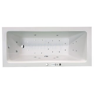 Sanibay Dora 170x75cm Rechteck-Whirlpool Comfort Speed Line