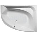 Asymmetrischer Whirlpool Sanibay Zug rechts, 160x120cm,...