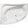 Asymmetrischer Whirlpool Sanibay Zug links, 160x120cm, mit Whirlpoolsystem COMFORT