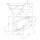 Asymmetrischer Whirlpool Sanibay Zug links, 160x120cm, mit Whirlpoolsystem COMFORT