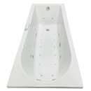 Rechteck Whirlpool Sanibay Vevey, 170x70cm, mit Whirlpoolsystem MAXI DELUXE