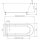 Rechteck Whirlpool Sanibay Vevey, 170x70cm, mit Whirlpoolsystem COMFORT