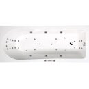 Rechteck Whirlpool Sanibay Vevey, 150x70cm, mit...