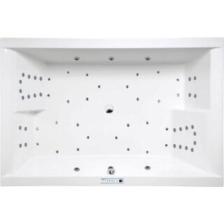 2 Personen Whirlpool Sanibay Uster, 180x120cm, mit Whirlpoolsystem MAXI DELUXE
