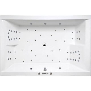 2 Personen Whirlpool Sanibay Uster, 180x120cm, mit Whirlpoolsystem COMFORT
