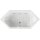 Sechseck Whirlpool Sanibay Ulma, 189x90cm, mit Whirlpoolsystem MAXI DELUXE