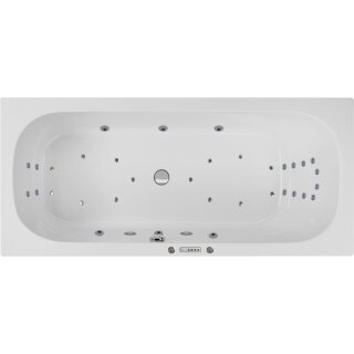 Rechteck Whirlpool Sanibay Tirano rechts, 180x80cm, mit Whirlpoolsystem COMFORT