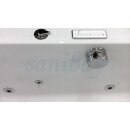 Rechteck Whirlpool Sanibay Tirano rechts, 180x80cm, mit Whirlpoolsystem COMFORT
