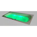 Rechteck Whirlpool Sanibay Tirano rechts, 180x80cm, mit Whirlpoolsystem COMFORT