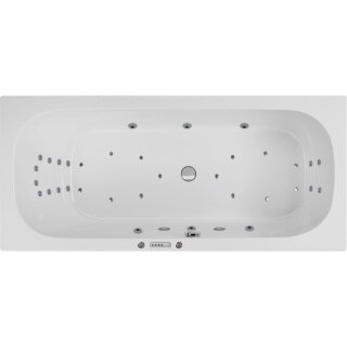 Rechteck Whirlpool Sanibay Tirano links, 170x75cm, mit Whirlpoolsystem COMFORT