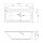 Rechteck Whirlpool Sanibay Tirano links, 170x75cm, mit Whirlpoolsystem COMFORT