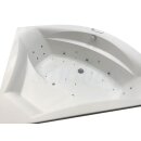Eckwhirlpool Sanibay Steffisburg, 140x140cm, mit Whirlpoolsystem MAXI DELUXE