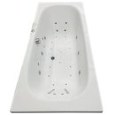 Rechteck Whirlpool Sanibay Schio, 180x80cm, mit Whirlpoolsystem MAXI DELUXE