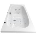 Rechteck Whirlpool Sanibay Schio, 170x75cm, mit Whirlpoolsystem COMFORT