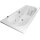 Rechteck Whirlpool Sanibay Schio, 170x75cm, mit Whirlpoolsystem COMFORT