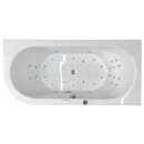 Rechteck Whirlpool Sanibay Rimini rechts, 180x80cm, mit...