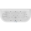 Rechteck Whirlpool Sanibay Rimini D, 180x80cm, mit...