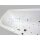 Rechteck Whirlpool Sanibay Rimini D, 180x80cm, mit Whirlpoolsystem COMFORT
