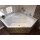 Eckwhirlpool Sanibay Riehen, 145x145cm, mit Whirlpoolsystem MAXI DELUXE