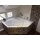Eckwhirlpool Sanibay Riehen, 145x145cm, mit Whirlpoolsystem MAXI DELUXE